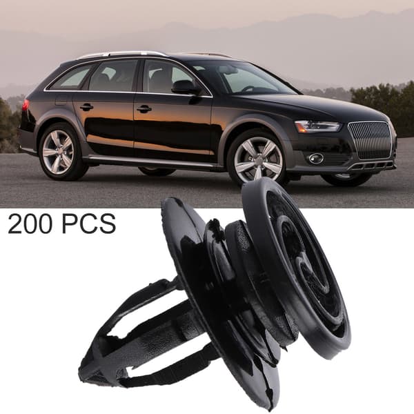 Bil Indvendig Dørkort & Panelbeklædningsclips Monteringsfastgørelsesnittekit til Audi A4 200 stk.