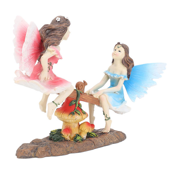 Fe Figur Ornament Vippefigur Harpiks Realistisk Figur Dekoration til Have Hjem Stue Kontor