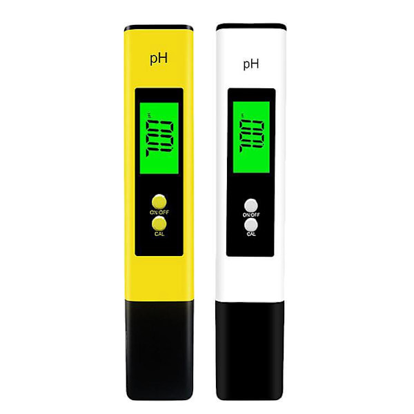 Digital pH-mätare Penna för Hydroponics Noggrann Fickstorlek Testare 0-14 pH-område för Dricksvatten Pool Akvarium