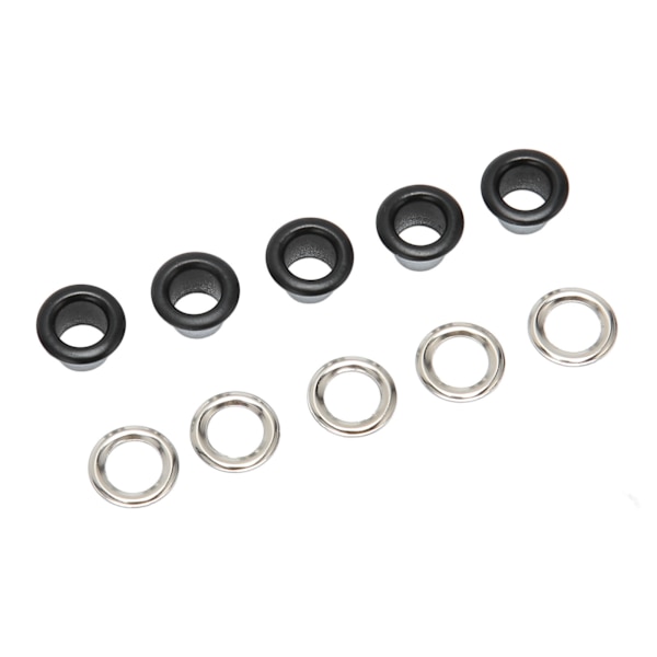 500 sett Grommet Kit 6 mm Rund Kobber Utsøkt Enkel å bruke Multi Purpose Eyelet Kit for Reparasjonsdekorasjon DIY Matt Black