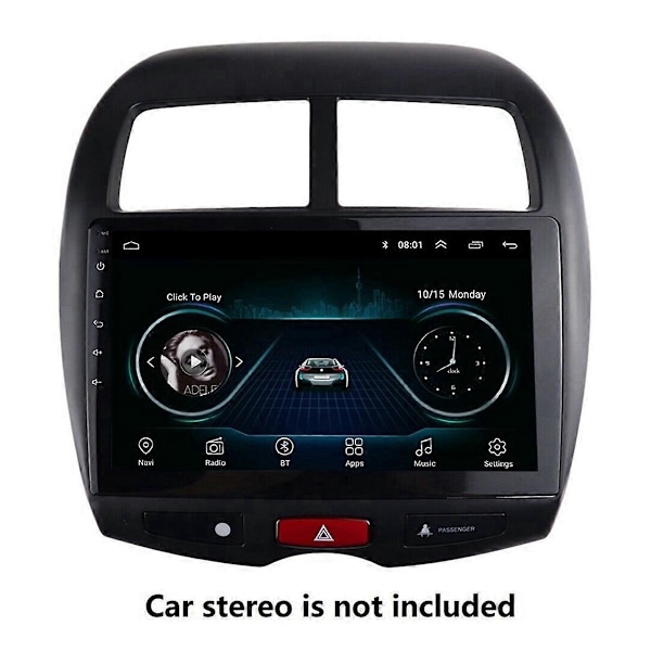 Bil Stereo Radio Fascia Trim 10.1 Tum Ram För