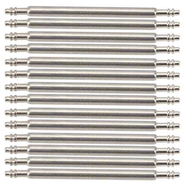 2000 Styck Spring Bar Watch Band Rem Link Pins Rostfritt stål Reparationsverktyg 1,5 Tjock 21mm