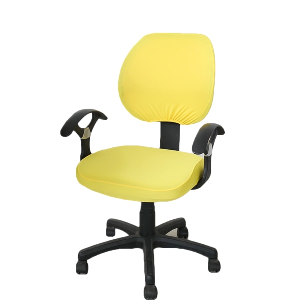 2 stk Universal Computer Office Chair Ryggstøtte Deksel Beskyttende Stretchable Roterende Drafting Chair Slipcover