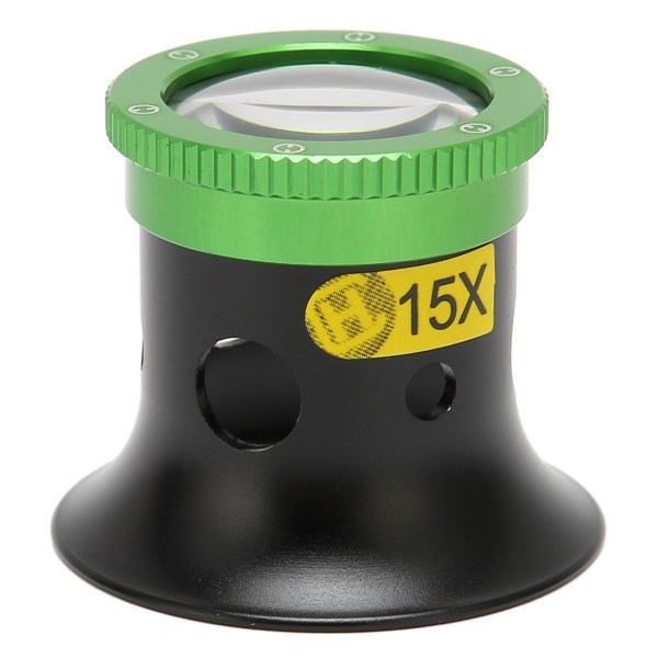 15X Sapphire Eye Loupe Urmager Juveler Inspektionsforstørrelsesglas Bærbar til ædelstene Mønter Frimærker Rocks