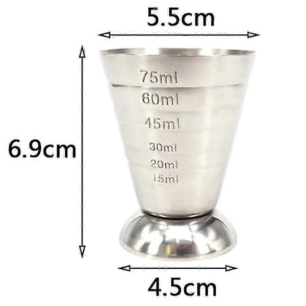 75 ml Drikkespiritus Blandet Cocktail Beaker