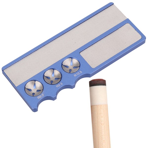 Monitoiminen snooker biljardi allas Stick Club Cue kärki Radian Shaper Grinding Repair Toolblue