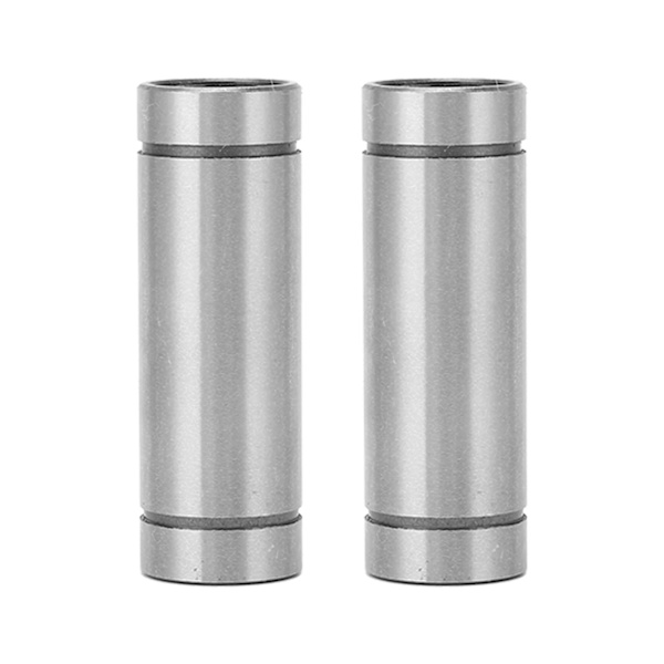 2PCS Cylinder Linear Motion Ball Bearing Nickel Plated Surface Linear Rail Guide Accessories för 3D-skrivare