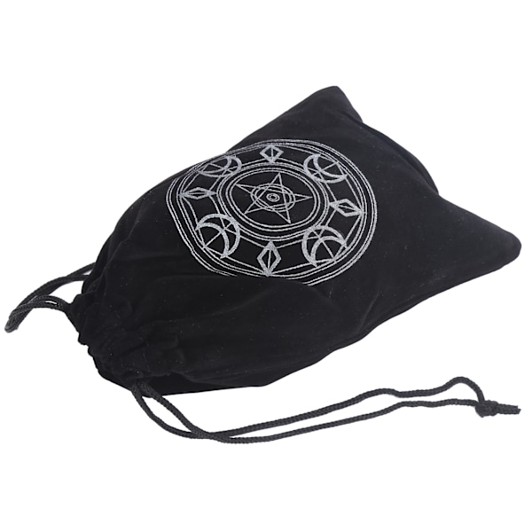 17 x 11,5 cm Tarot Bag Pouch Spillekort Smykker Mynter Tilbehør Oppbevaring Snøring Bag