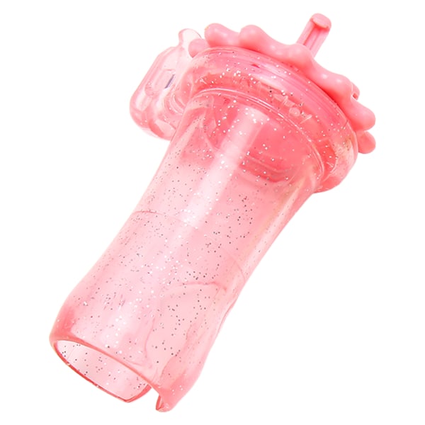 Stickad spolvävstol Set Utbytbart huvud ABS Mini Krokstickare för gör-det-själv Halsduksrem Armband Rosa