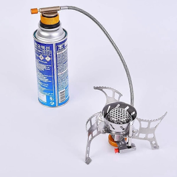 2 stk Camping Gassflaske Adapter Gass Adapter Hode Adapter Dyse Kobling Gasskomfyr Ventil Adapter