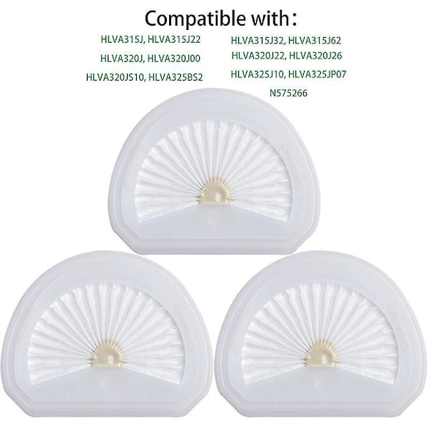 4 stk. VLPF10 Udskiftningsfiltre Kompatible med Black and Decker Dustbuster Håndstøvsuger Model HLVA315J HLVA320J00 N575266 fra Funmit
