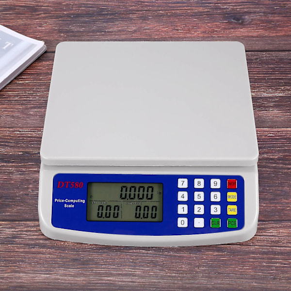 30kg/1g Köksvåg Digital Matvåg Med Bakgrundsbelyst LCD-display Mätning Elektronisk Våg Mat-B7