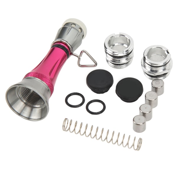 Fiskehjulsspindelstativ DIY hjulbalancer fiskegrej fisker lystfisker fiskeværktøj pink