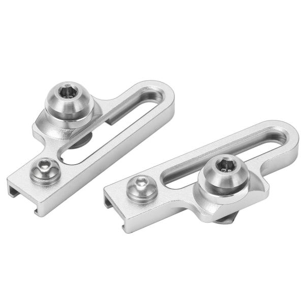 2 stk cykel C klemme bremseklods aluminiumslegering forlængelse C Caliper Adapter Bremser til landevejscykler Sølv