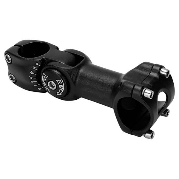 LeBycle cykelstamme 31,8x110mm 60 graders justerbar mountainbike styrstamme riser til de fleste cykler sort