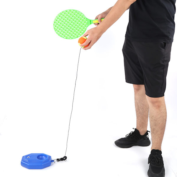 6 i 1 Underhållning Tennis Racket Set Smart Trainer Set med Elastiskt Rep för Barn