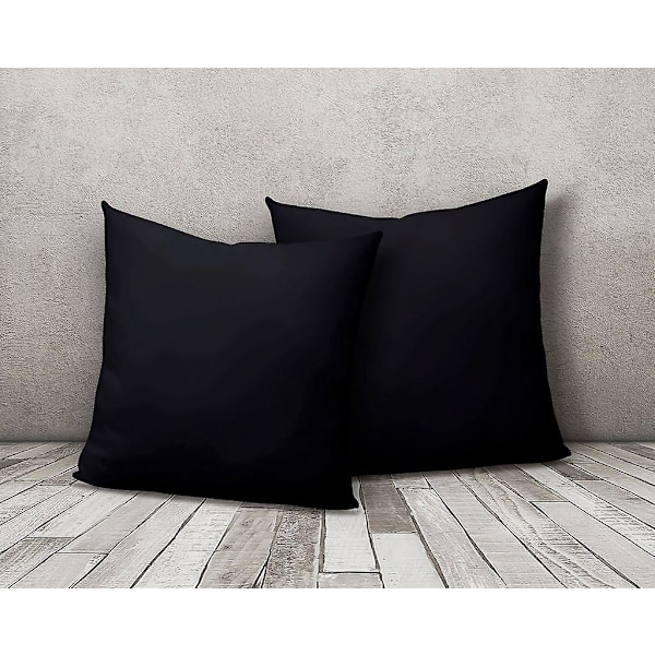 Vedenkestävä Pohjoismainen Tyyli Tyynynpäällinen (2 kpl, Musta, 50*50cm)