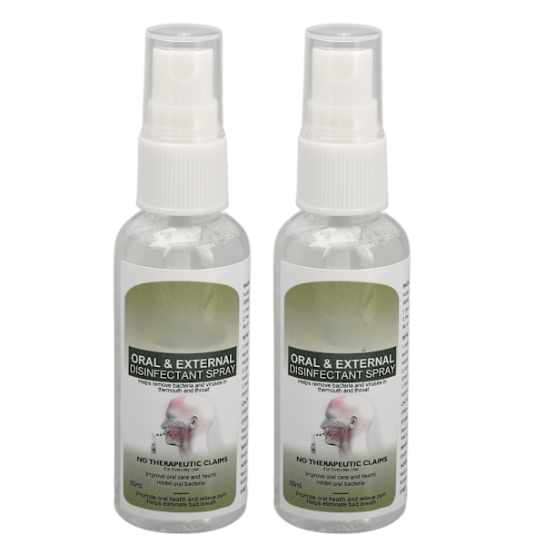 2st oral spray 60ml tandköttsreparation Lindra torr kliande mun Minska dålig andedräkt Munspray