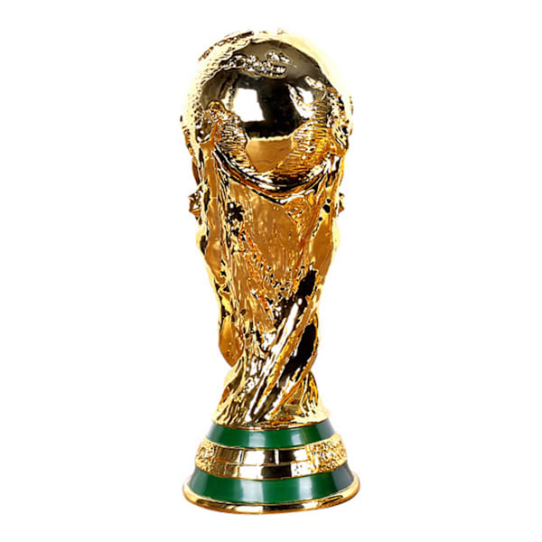 Världscuptrofé Finely Carved Sparkling Durable ABS Hög simulering Världscup Replica för hem bil kontor 14,6 tum hög