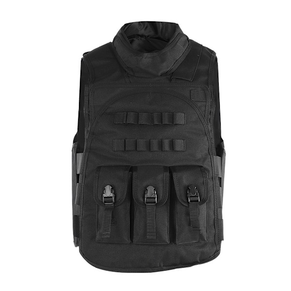 Militær Fire I En Taktik Vest Nylon Paintball Kamp Assault Beskyttende Vest BK