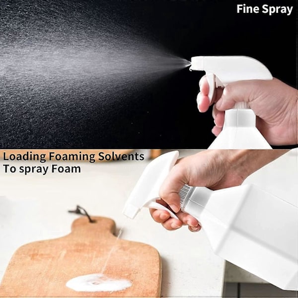 X 300ml Tomma Sprayflaskor för Inomhus- och Utomhusrengöring - Hemstrykning Trädgårdsarbete Hår