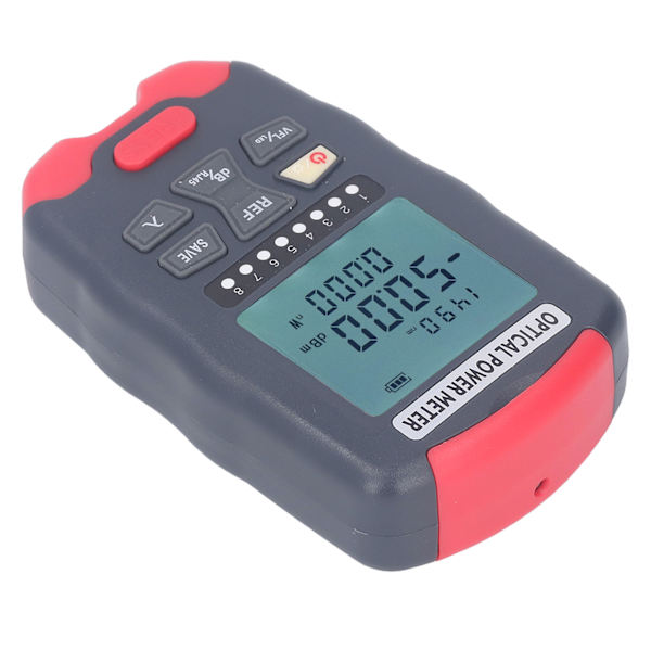 20KM Fiberoptisk Effektmeter Rød Lys VFL Visuell Feilsøker Nettverkskabel Tester LED Lys Optisk Meter -70 - +10dbm Effekt Måleområde