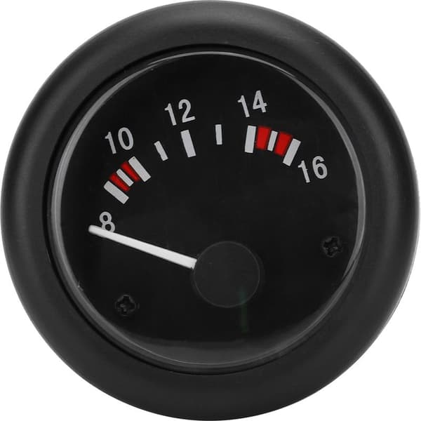 52mm Voltmeter til 12V Bilbatterier - Motorspændingsmåling VD-G-117