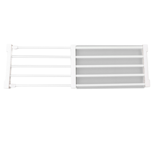 Utvidbar skaphylle for skap, spikerfri skillevegg for skap, oppbevaringshylle for garderobe, 50-80 cm / 19,7-31,5 tommer lang
