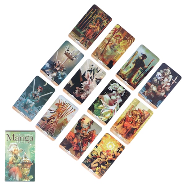 Pöytävuorovaikutteinen tarot-korttipakka englanninkielinen ennustaminen pelikortit lautapeli