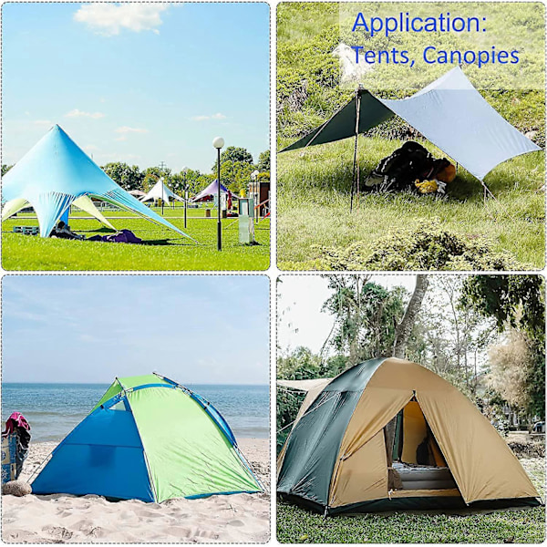 Elastisk snodd med krok - Presenning Gummiband Rep Fästning Tält Tillbehör, Används för Utomhus/Camping/Vandring (6\" Längd, Grön)