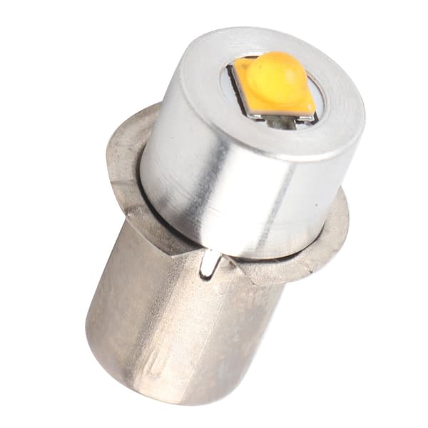 P13.5S 3W LED-taskulampun vaihtopolttimo, taskulamppu, hätätyövalo (lämmin valkoinen 4~12V)