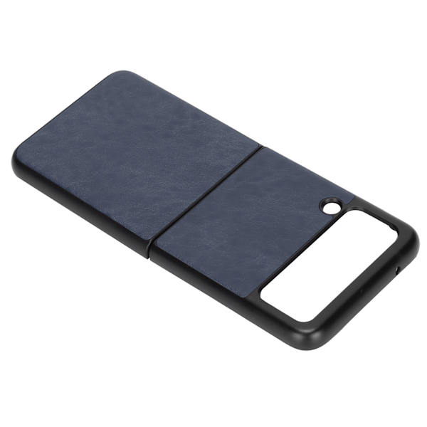 Läderfodral för Samsung Galaxy Z Flip 3 mobiltelefon Anti Scratch Shockproof CoverBlue