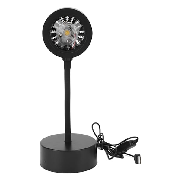 Auringonlaskulamppuprojektori RGB 5W LED USB Hyvän läpinäkyvyyden joustava putki auringonlaskuprojektori kotibileiden lämpimään valoon