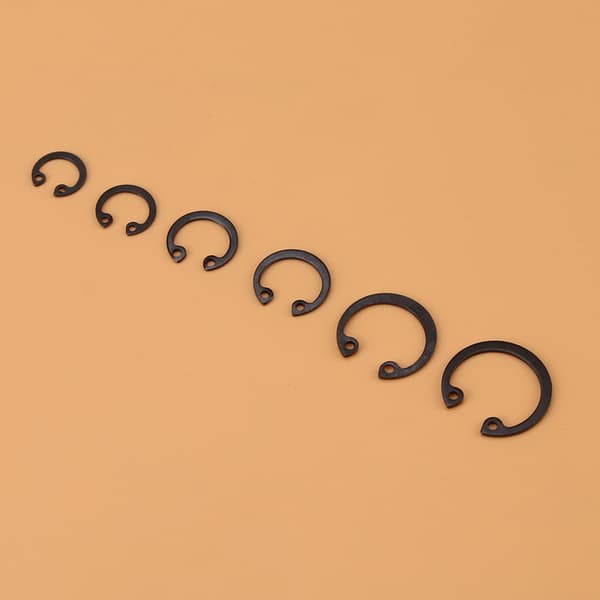 100 st Snap Retaining Ring Circlip Sortimentset 11mm - 21mm 6 Storlekar med Låda