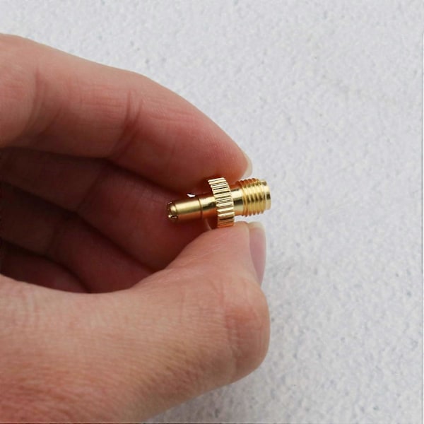 2025 Egnet 2-pak SMA Hun til TS9 Han RF Adapter Guldbelagte Koaksialstik til Broadcast Antenner
