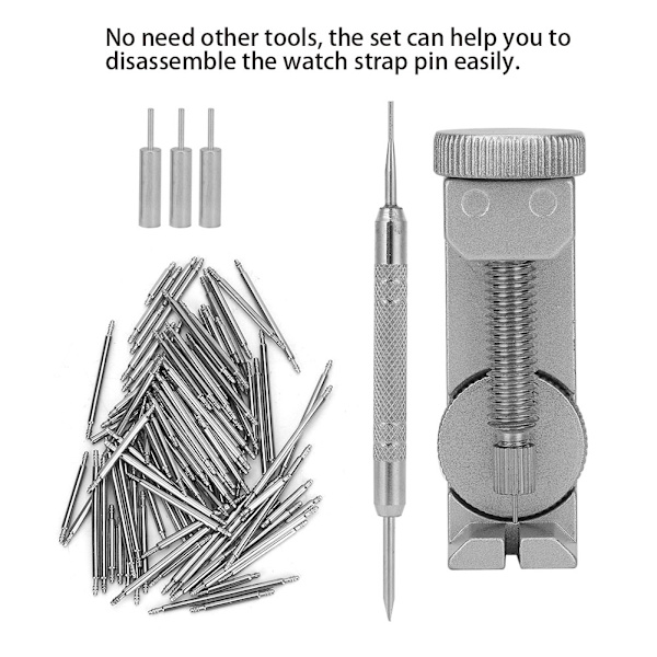 Watch Link Pin Remover Klockarmband Spring Bar Set Reparerande tillbehörsverktyg