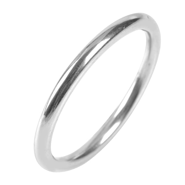 304 Rustfritt Stål Båt Marine Sveisede Ring O Rund Ring Polert Sirkel 6*40mm