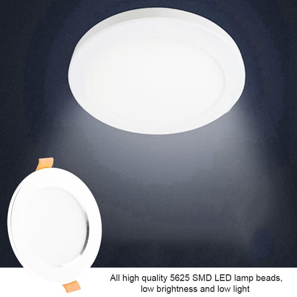 LED 7W Sensor Tak Innebygd Panellys Menneskekropp Bevegelsessensorlys AC85‑265V