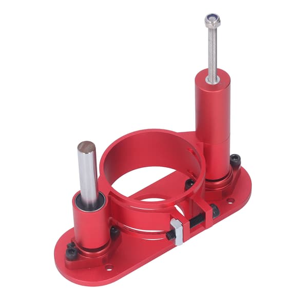 Fräslyftbas Maximal 47 mm höjd Aluminiumlegering Rostfritt stålstång Träbearbetning Lyftbordsbas