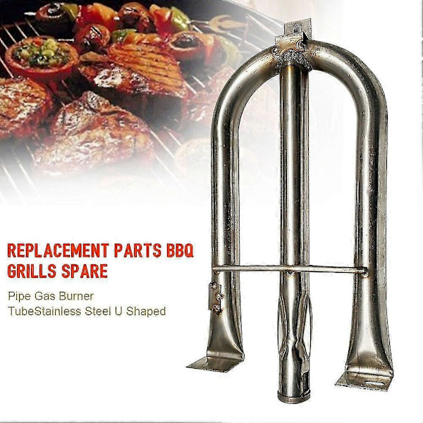 Gasbrännarrör Tåliga Rostfria BBQ Grillar U-formade