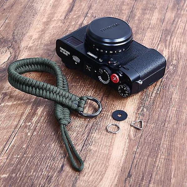 Nopeasti irrotettava kamerarannehihna DSLR- ja peilittömille kameroille