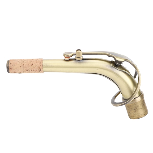 Alto Saxofon Böjd Hals Hög Kvalitet Antik Mässing Musikinstrument Tillbehör 24.5mm