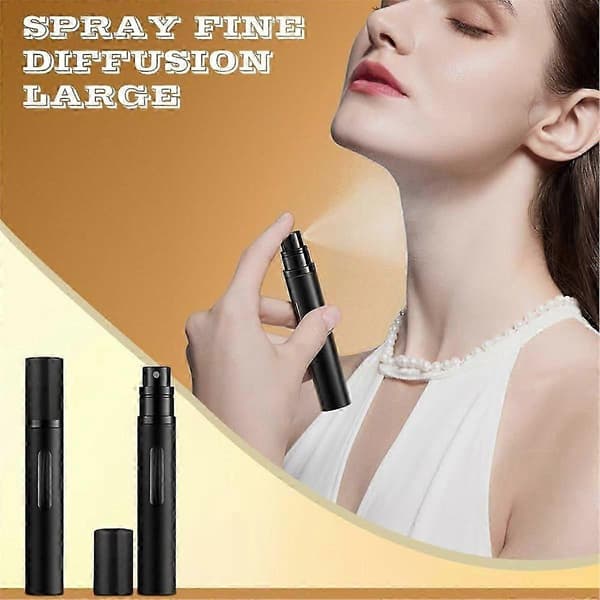 10 ml parfymforstøver påfyllbar for reise, 3 stk påfyllbar parfymeflaske for reise, bunnfyllende duftparfymeflaske