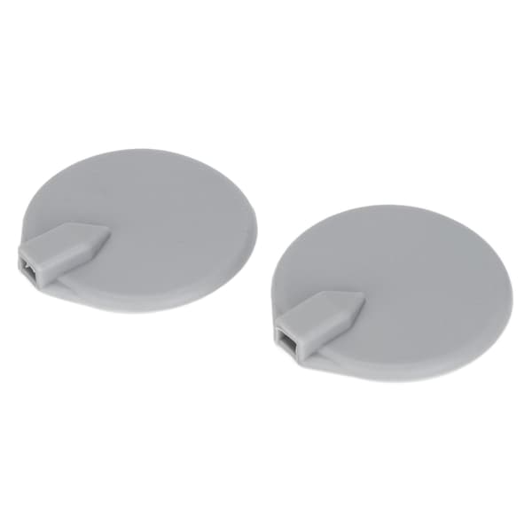 2 stk 65 mm / 2,56 tommer diameter elektrodeputer runde silikonputer for elektrisk TENS slanketerapimaskin