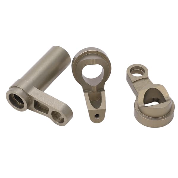 RC Styrespindelkit Aluminiumlegering Stødabsorberende Styreenhed til Traxxas Sledge 1/8 95076‑4 Titanium
