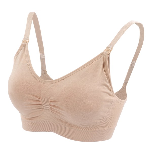 Amningsbehå för kvinnor, bärbar, mjuk, elastisk, andningsbar, justerbar, amningsbehå i nylon, XL