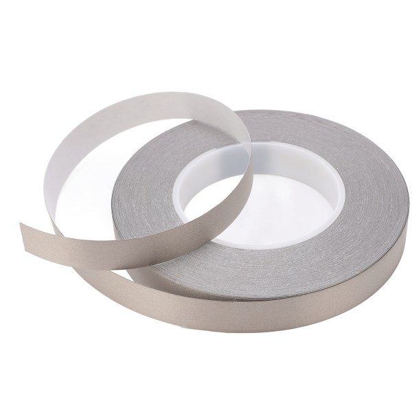Ledande tyg självhäftande tejp 0,12 mm tjocklek 19 mm bredd 50 m total längd enkelledad elektronisk ledande tejp