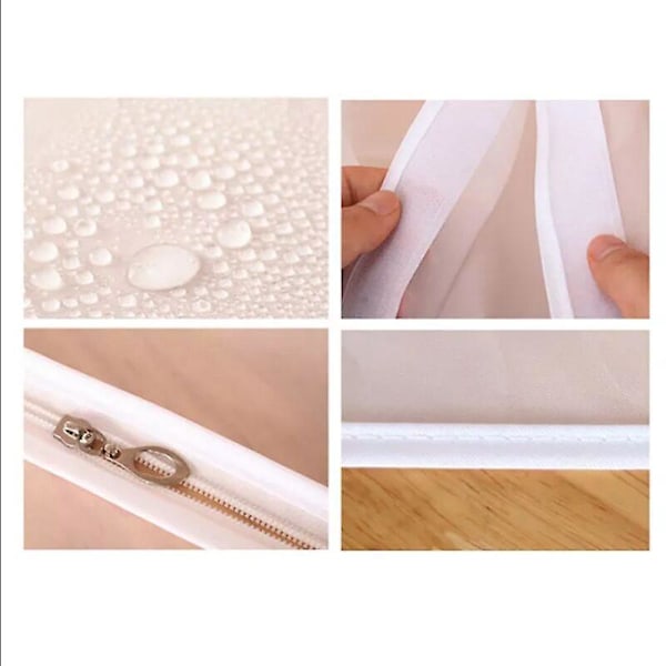 Klesposer Beskyttelsestrekk for Klesoppbevaring Støvtett Vanntett Langtidslagring for Skjorte Jakke Dress Frakker Beskyttelse (60