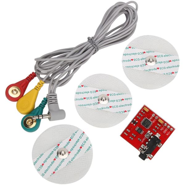 EMG muskelsignalsensor med tilslutningskabel