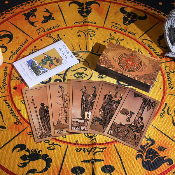 Tarot Cards with Guidebook and Box, Original Divination Tool Future Telling Tarot Card Deck for Beginners and Experienced Readers